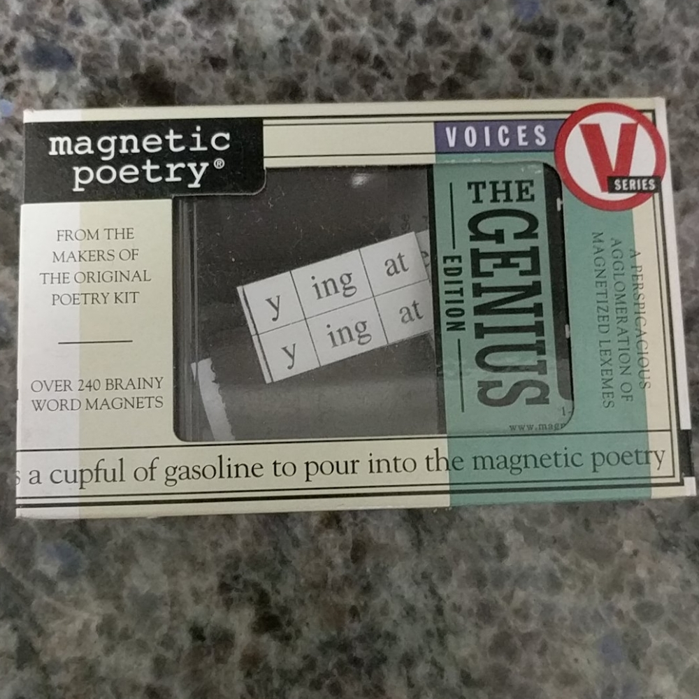Magnetic poetry kit-Genius edition